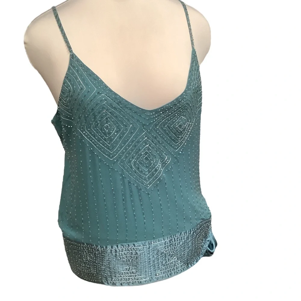 Women’s Beaded Sleeveless Halter Size XL - Picture 2 of 5